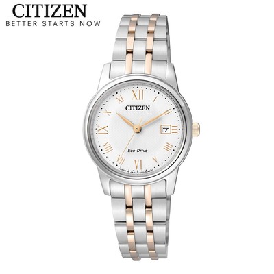 Đồng Hồ Nữ Citizen Eco-Drive Dây Thép Không Gỉ EW2314-58A - Mặt Trắng (Sapphire)
