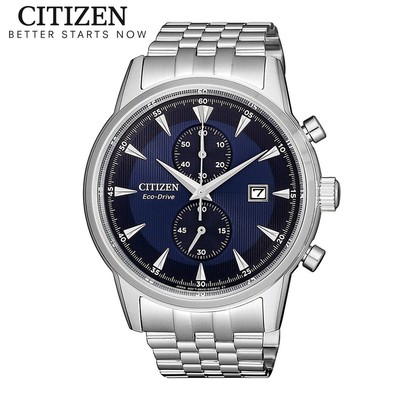 Đồng Hồ Nam Citizen Eco-Drive Dây Thép Không Gỉ CA7001-87L - Mặt Xanh (42.5mm)