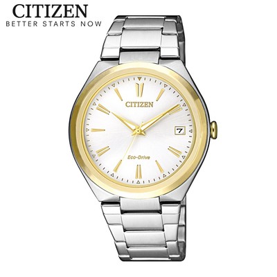 Đồng Hồ Nữ Citizen Eco-Drive Dây Thép Không Gỉ FE6024-55B - Mặt Trắng (34.8mm)