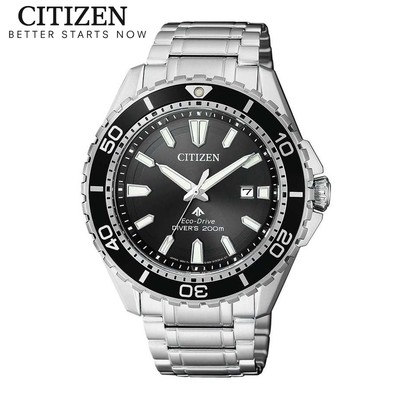 Đồng Hồ Nam Citizen Eco-Drive Promaster Dây Thép Không Gỉ BN0190-82E - Mặt Đen (44.5mm)