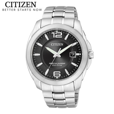 Đồng Hồ Nam Citizen Eco-Drive Dây Thép Không Gỉ BL1240-59E - Mặt Đen (Sapphire)