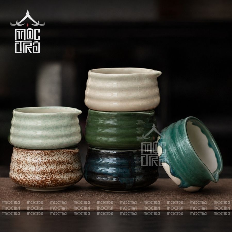 Bộ sưu tập Bát Chawan pha matcha trà xanh Nhật tối giản, bát chawan gốm sứ cao cấp