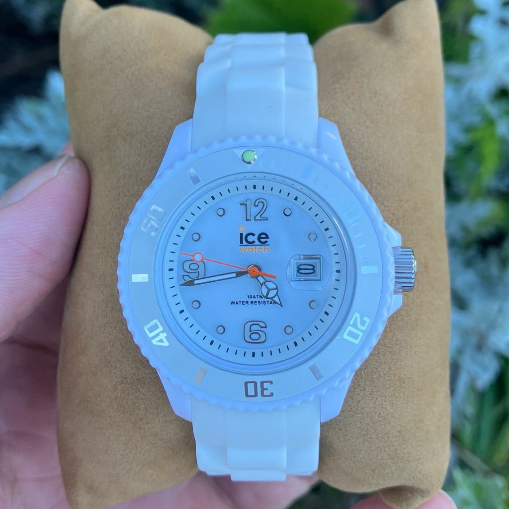 Đồng Hồ Nữ Ice Watch Chính Hãng Triple White Phong Cách Thể Thao Size 36mm