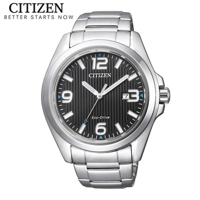 Đồng Hồ Nam Citizen Eco-Drive Dây Thép Không Gỉ AW1430-51E - Mặt Đen (43mm)