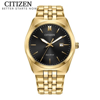 Đồng Hồ Nam Citizen Eco-Drive Dây Thép Không Gỉ BM7333-85E - Mặt Đen (38mm)