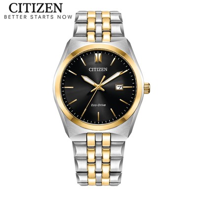 Đồng Hồ Nam Citizen Eco-Drive Dây Thép Không Gỉ BM7334-58E - Mặt Đen (38mm)