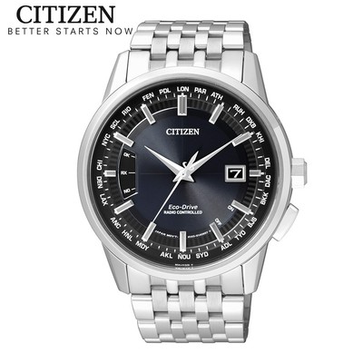 Đồng Hồ Nam Citizen Eco-Drive Radio-Controlled Dây Thép Không Gỉ CB0150-62L - Mặt Xanh (Sapphire)
