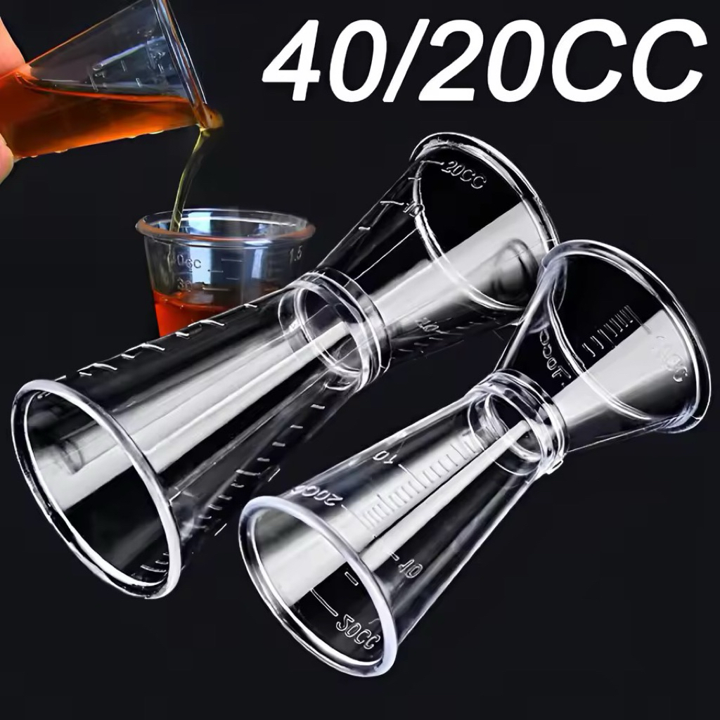 Cốc đong định lượng Jigger 2 đầu / Zick đong nhựa