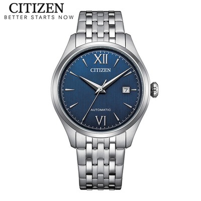 Đồng Hồ Nam Citizen Automatic Dây Thép Không Gỉ NJ0240-55L - Mặt Xanh (40mm)