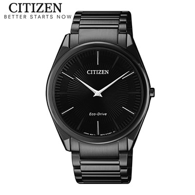 Đồng Hồ Nam Citizen Eco-Drive Siêu Mỏng Dây Thép Không Gỉ AR3079-85E - Mặt Đen (Sapphire)