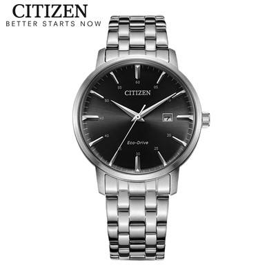 Đồng Hồ Nam Citizen Eco-Drive Dây Thép Không Gỉ BM7460-88E - Mặt Đen (40mm)