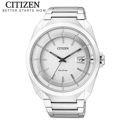 Đồng Hồ Nam Citizen Eco-Drive Dây Thép Không Gỉ AW1010-57B - Mặt Trắng (42.5mm)