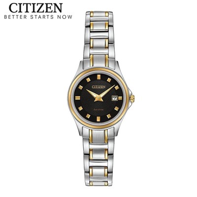 Đồng Hồ Nữ Citizen Eco-Drive Dây Thép Không Gỉ GA1039-53E - Mặt Đen (27mm)