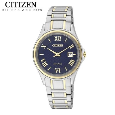 Đồng Hồ Nữ Citizen Eco-Drive Dây Thép Không Gỉ GA1039-53L - Mặt Xanh (27mm)