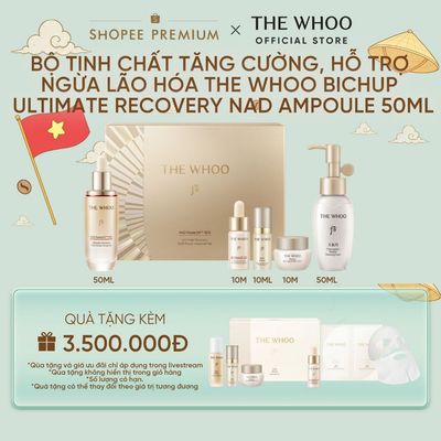 [Hannah Olala Daily x Whoo] Tinh chất tăng cường, hỗ trợ ngừa lão hóa Bichup Ultimate Recovery NAD Power Ampoule