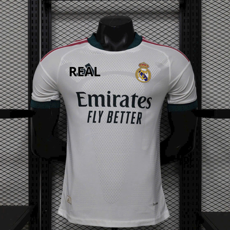 Áo Bóng Đá REAL, Áo REAL MADRID Player Trắng 2026 - Chuẩn Áo Đấu, Hàng Nhập Khẩu Cao Cấp