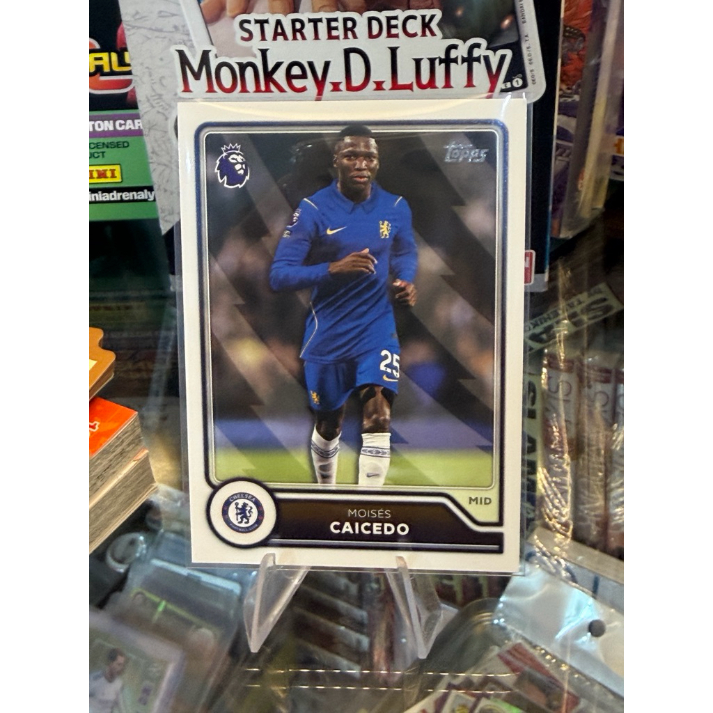 [MÙA MỚI] Thẻ Cầu Thủ Moises Caicedo Topps Premier League 2026/27 Áo Chelsea Base