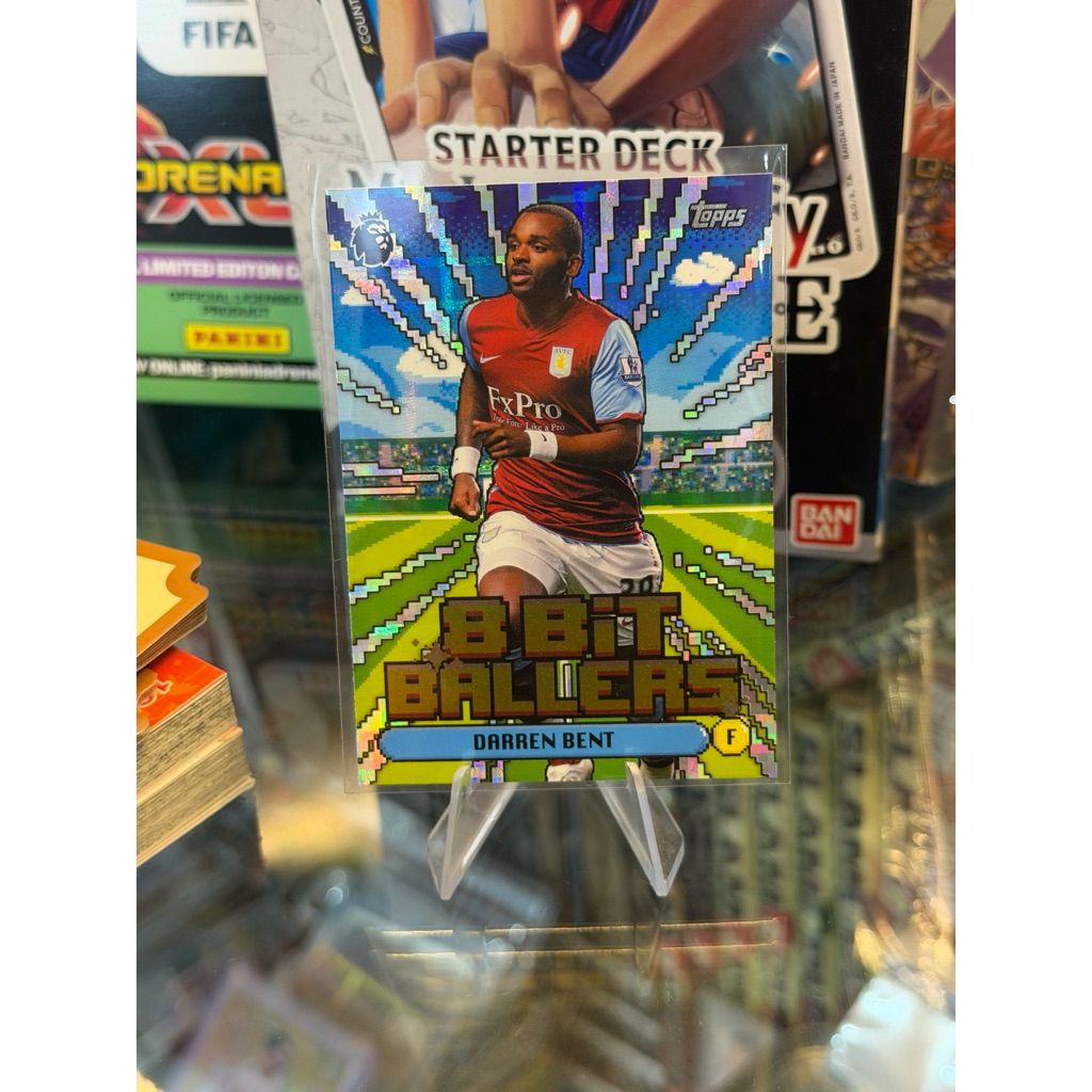 [DÒNG INSERT HIẾM CHỈ SAU GOLD LION] Thẻ Cầu Thủ Darren Bent Topps EPL 2026/27 Áo Aston Villa 8 BIT 