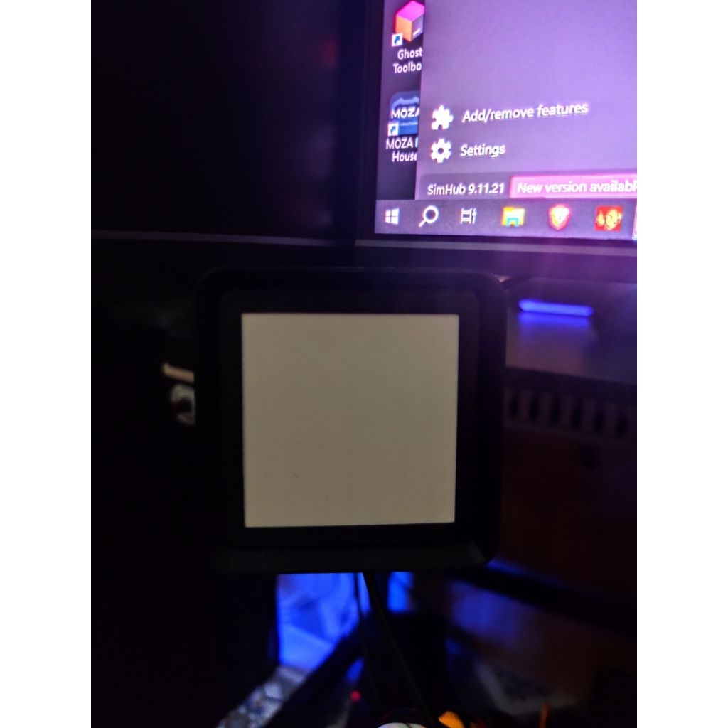[Tye SimGear] Flag Box LED Matrix 8x8 SimHub Custom Cho Sim Racing PC (Kèm Mount Gắn Rig)