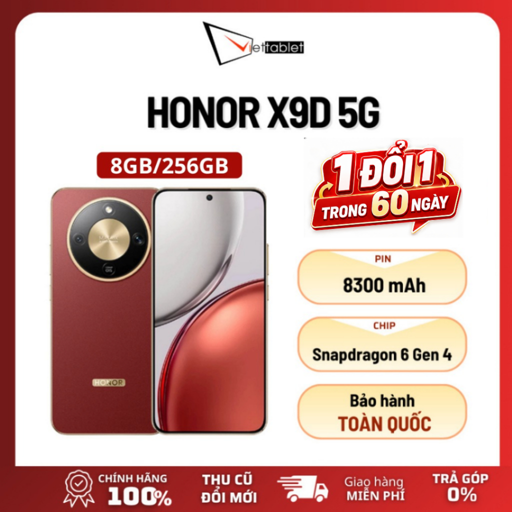 Điện Thoại Honor X9d 5G (8GB - 256GB) - Hàng Chính Hãng, Nguyên Seal