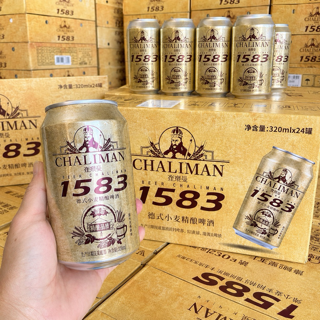 Bia 1583 – Vỉ 6 lon x 320ml  .BIA 1583 – THƠM NGON, DỄ UỐNG, ĐẬM CHẤT BIA