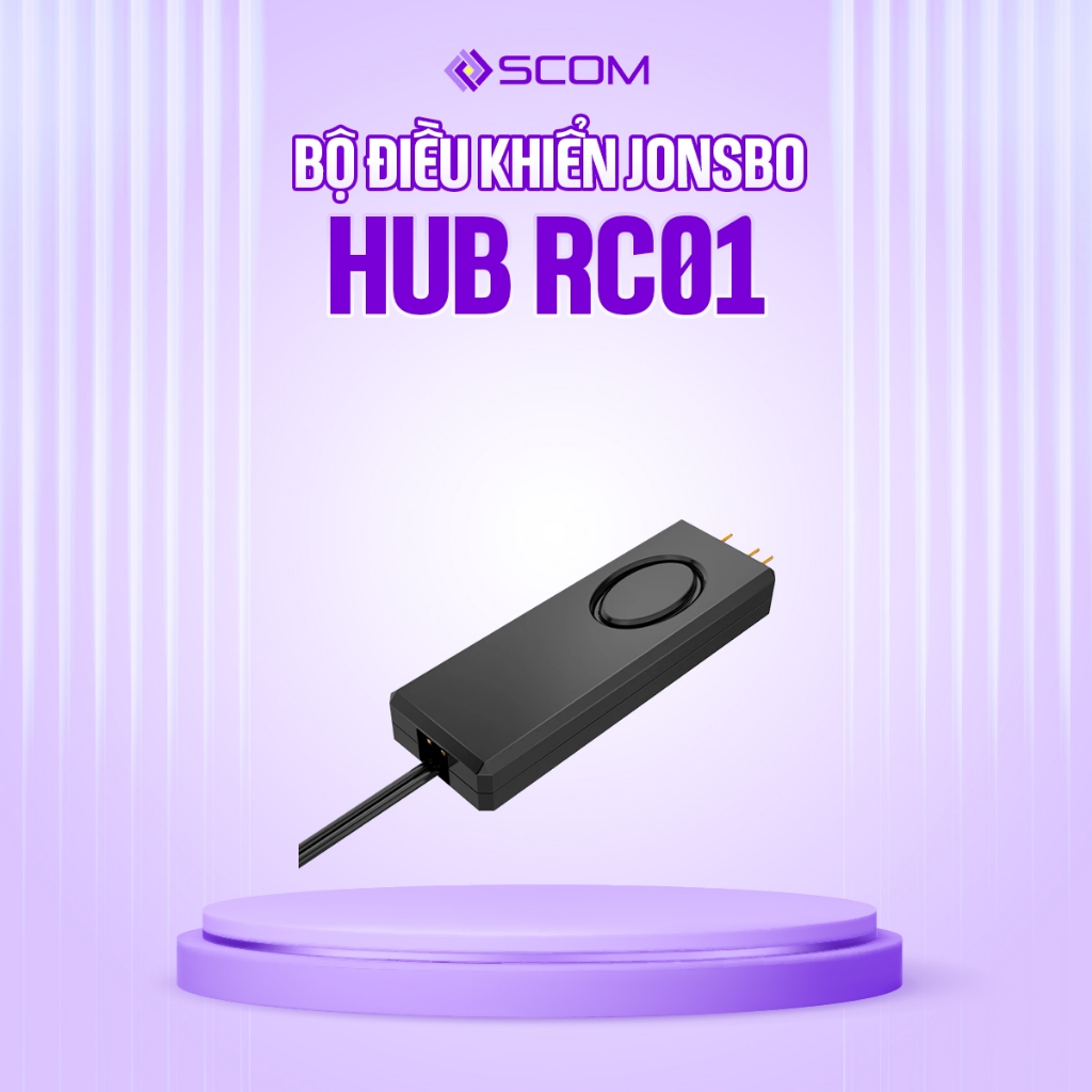 Bộ điều khiển ARGB 5V Jonsbo RC01 Controller LED 5V 3 Pin, Điều Khiển Đèn led RGB Cho PC