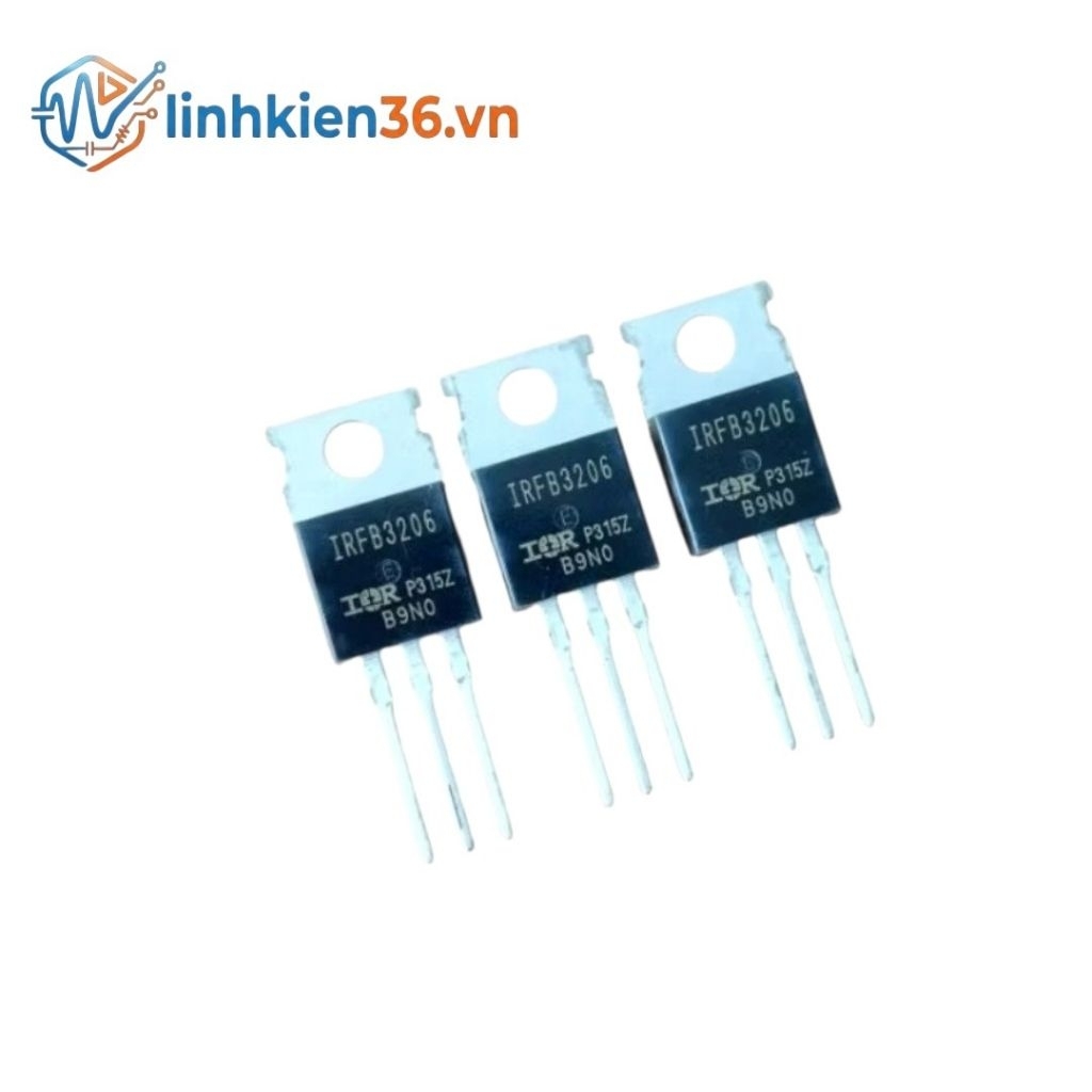 2 con MOSFET IRFB3206  210A - 60V Kênh N ( hàng chính hãng )