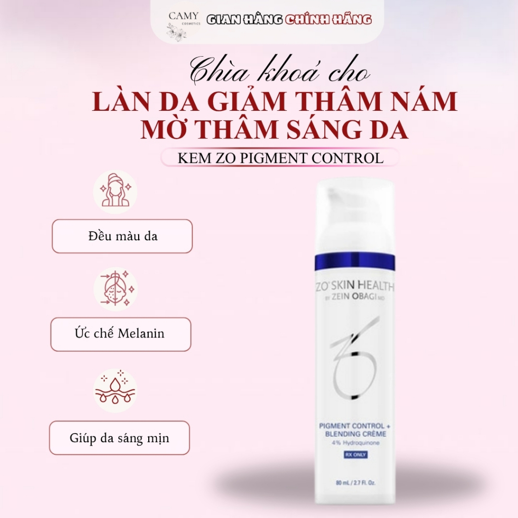 Kem ZO Skin Health Pigment Control + Blending Crème 4% Hydroquinone