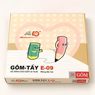 Hộp 30 cục gôm TL E06 - E09