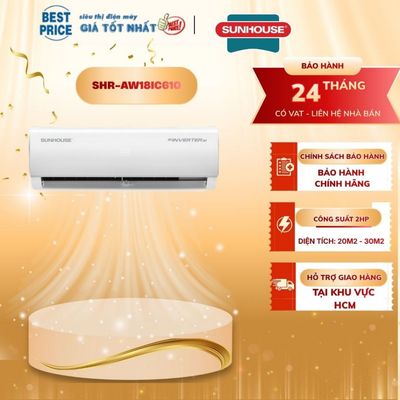 Máy Lạnh Sunhouse Inverter 2 HP (1 Chiều) SHR-AW18IC610 Nhập Khẩu Thái Lan