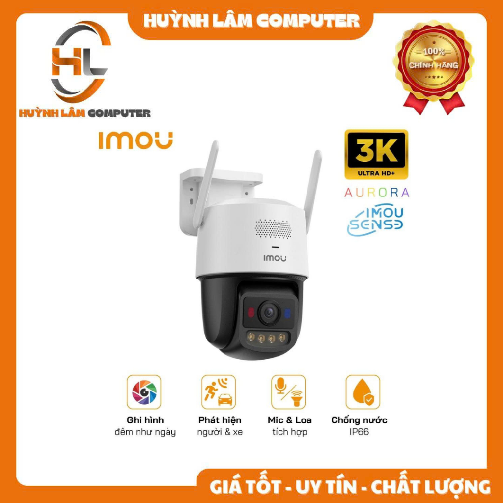 Camera Wifi IMOU TITAN PRO IPC-U7LP-6V0NE 6MP 3K+ Chính hãng phân phối