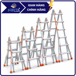 Thang Nhôm Khoá Tự Động, Trượt Rút Đa Năng, Sử Dụng Nhiều Tư Thế - Hàng chính hãng NIKITA