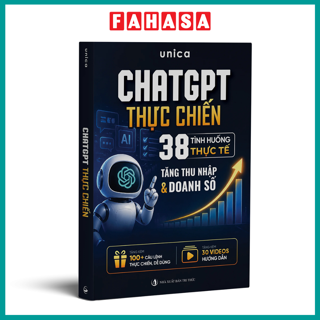 Sách - ChatGPT Thực Chiến - 38 Tình Huống Thực Tế (Unica)