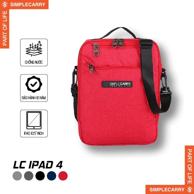 Túi Đựng IPAD SimpleCarry LC IPAD 4, Đựng Vừa IPAD Thiết Kế Thông Minh, Quai Chéo Quai Đeo