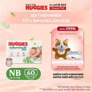 [KOL LIVE] Tã Dán Huggies Platinum Nature Made Size NB60/S82/M64/L54/XL44/XL36