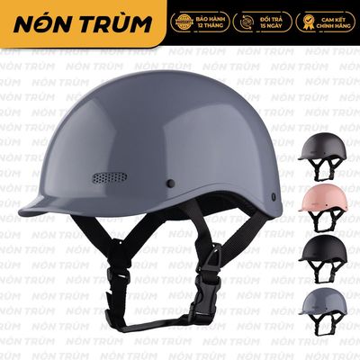 Mũ Bảo Hiểm Nửa Đầu Asia A09 Cá Heo, Đạt Chuẩn, Nam Nữ Đi Xe Máy, Bảo Hành 1 Năm Tại Nón Trùm