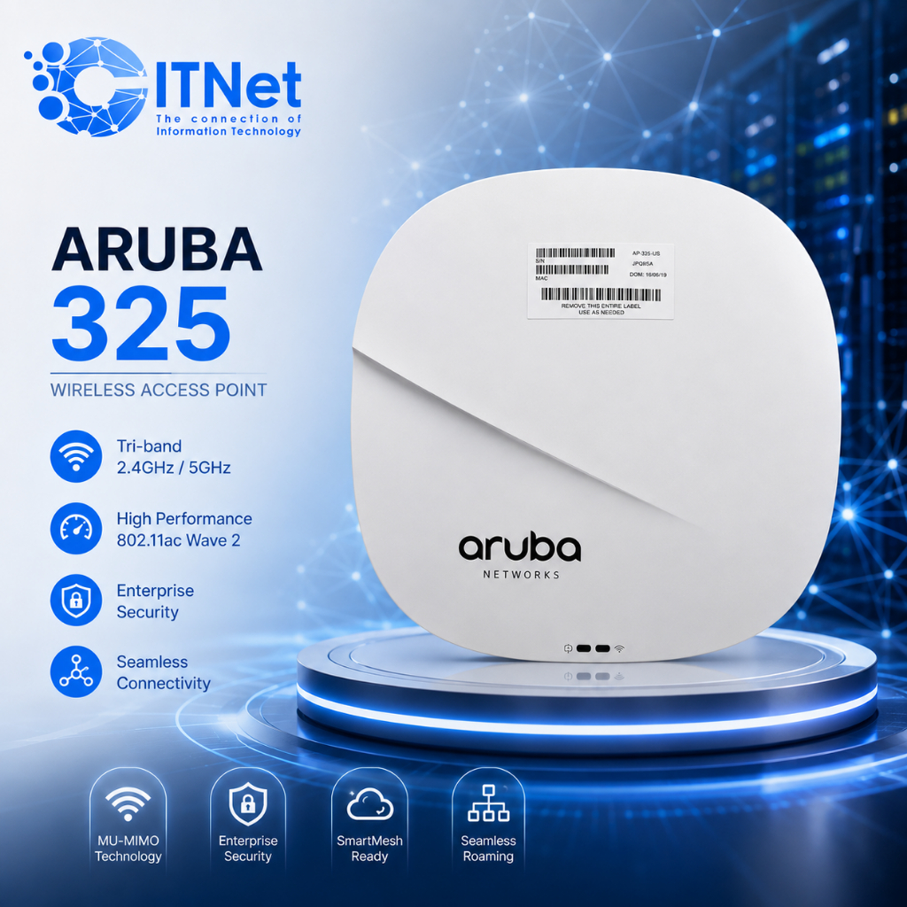 BỘ PHÁT WIFI ARUBA 325 -RAM 512MB -NHẬP KHẨU US