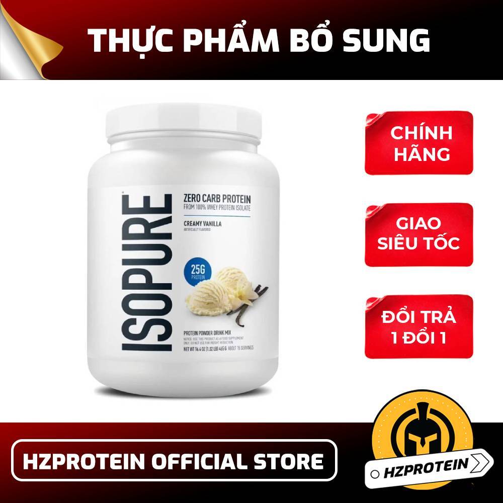 ISOPURE 100% Whey Protein Isolate 1lbs Bột Đạm Whey Dạng Isolate