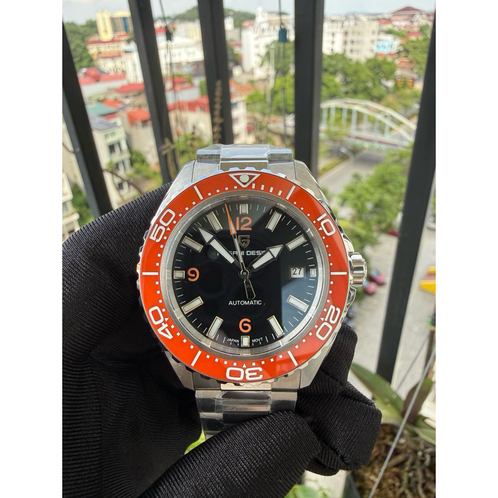 Đồng hồ cơ nam Pagani Design YS034 Seamaster mặt kính sapphire chống nước sang trọng