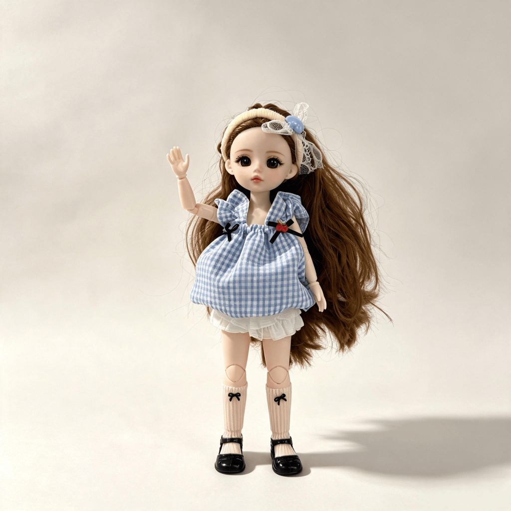Búp Bê Cho Bé Gái,Búp Bê 30cm,Búp Bê Nữ,Búp Bê Douyin,BJD búp bê 30cm khớp nối linh hoạt,đồ chơi cho