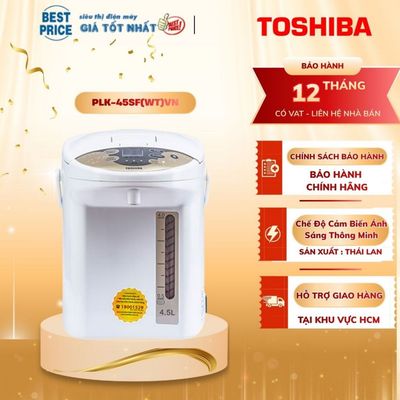 PLK-45SF(WT)VN | Bình thủy điện Toshiba PLK-45SF(WT)VN 4.5 lít - Hàng Chính Hãng