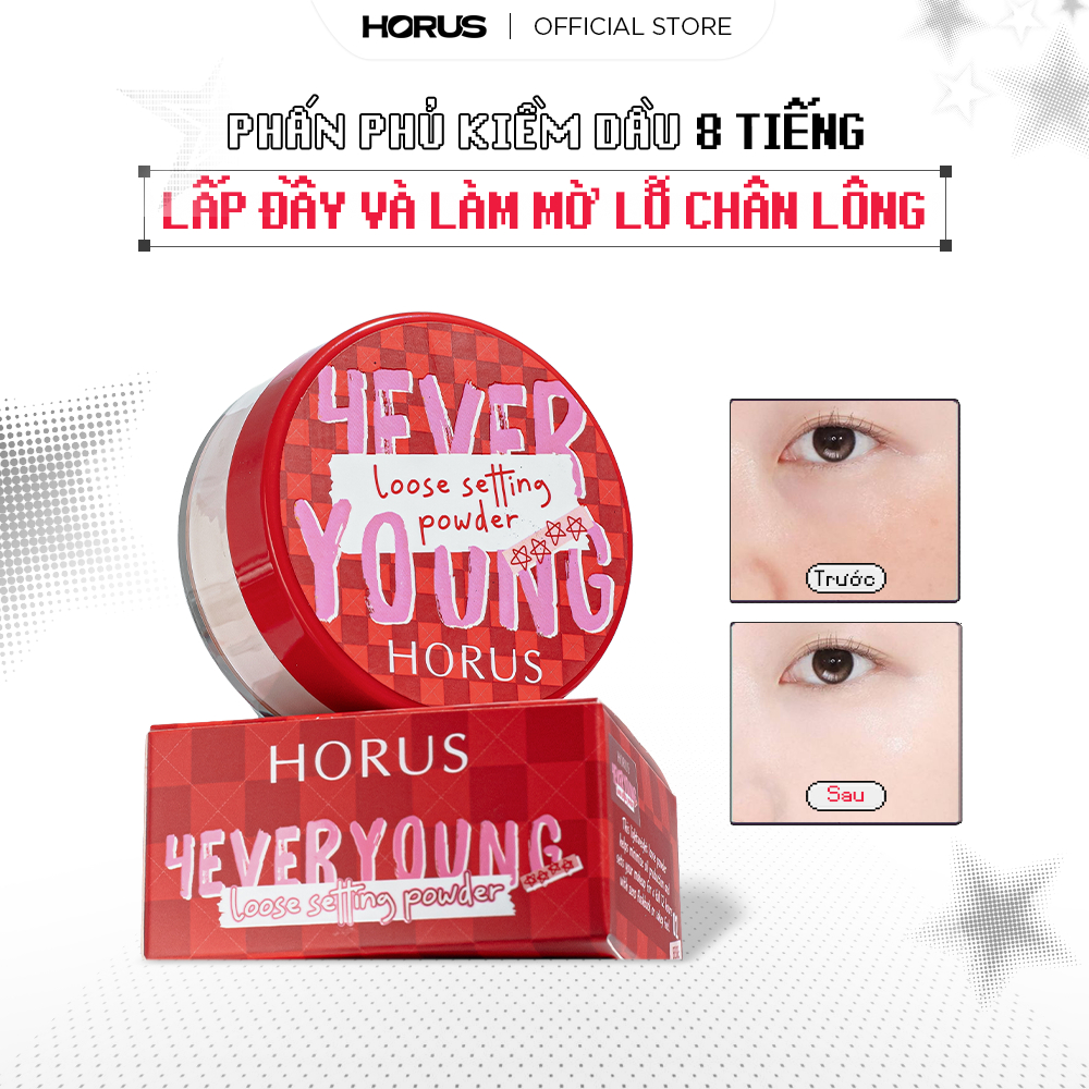 Phấn phủ Horus 4EVERYOUNG LOOSE SETTING POWDER 7G