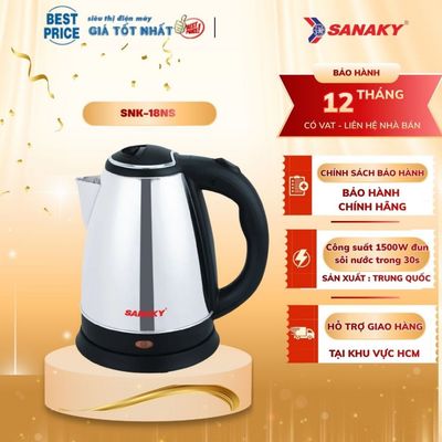 SNK-18NS 1.8L / Bình đun siêu tốc 1.8 lít Sanaky