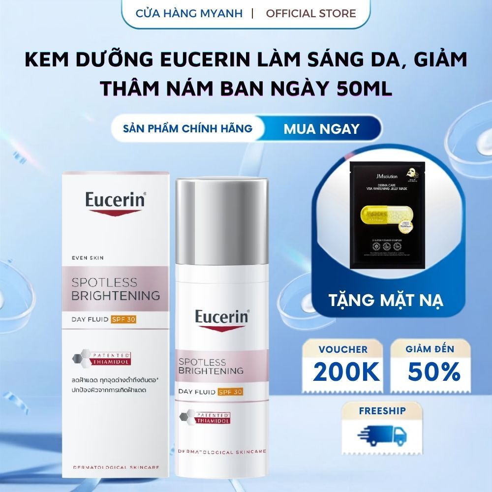 Kem Dưỡng Sáng Da Ban Ngày Eucerin Spotless Brightening Day SPF30 Giảm Thâm Nám – 50ml