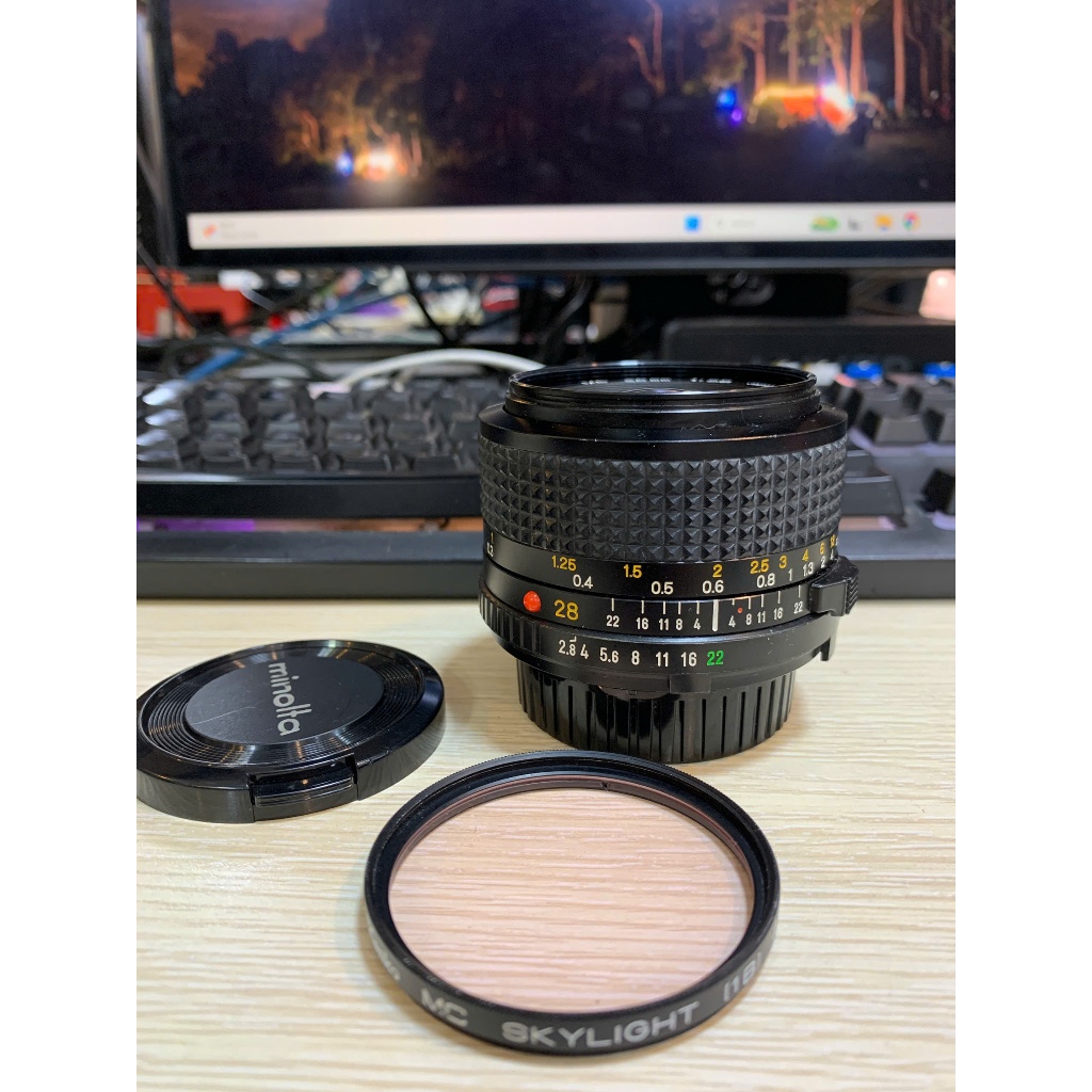 Ống kính Minolta MD 28mm f2.8 - minolta md 28 f2.8