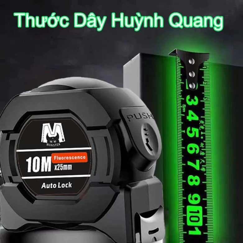 PVN67906 Thước cuộn 5m Thước cuộn 10m chất liệu thép không gỉ thước cuộn dây thép tự động tái chế tongkhosi2