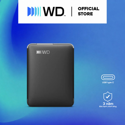 Ổ cứng di động Western Digital WD Elements 2.5'' Type C - WDBDTV0010BBK