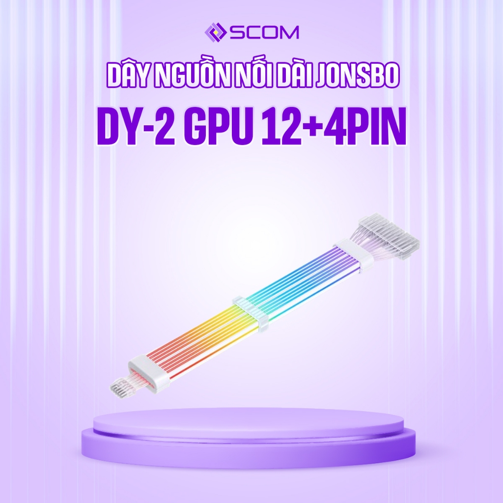 Dây Nguồn Nối Dài Jonsbo DY-2 Mainboard GPU 34cm 28cm LED ARGB Sync Main Sync Hub