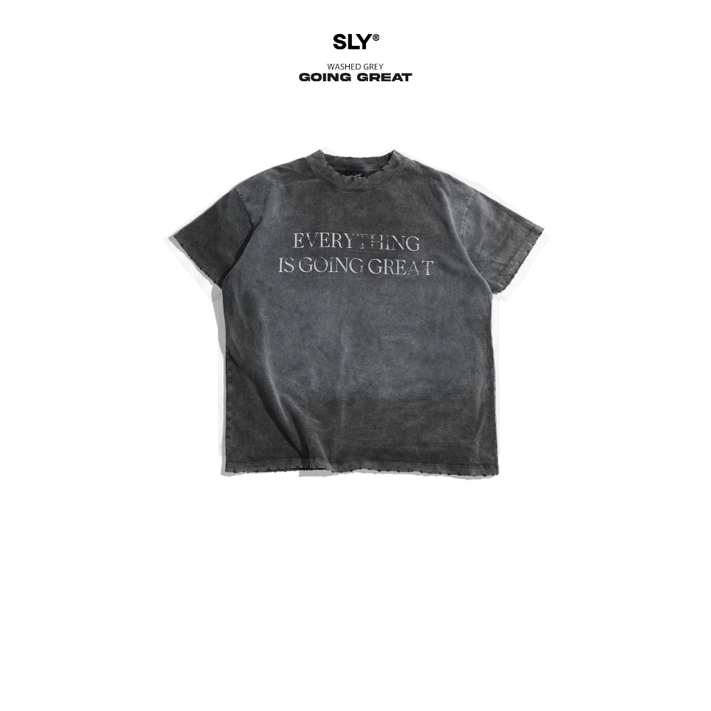 Áo thun Oversize SLY Going Great Grey