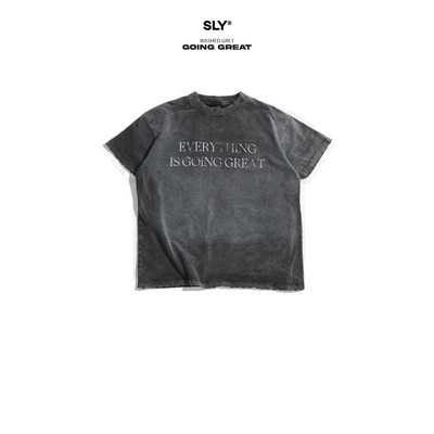 Áo thun Oversize SLY Going Great Grey